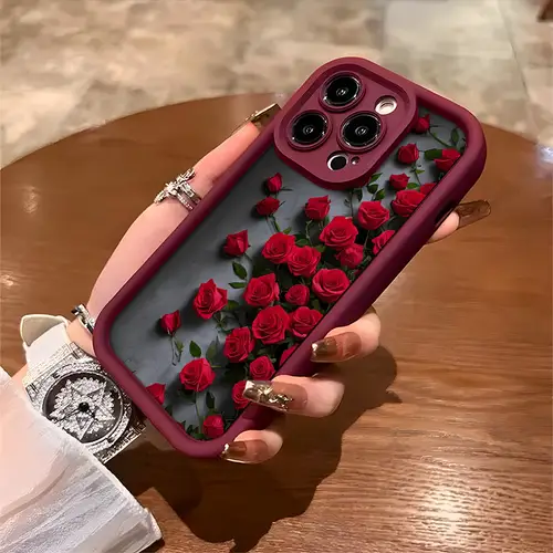 red rose flower   and   phone case for iphone 16 16pro 16  16plus 15 15plus 15pro 15  14 14plus 14pro 14  13 13pro 13  12 12pro 12  11 11pro 11proamx 7 8plus xr xs  